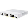 Cisco 350 CBS350-16FP-2G Ethernet Switch - 18 Ports - Manageable - Gigabit Ethernet - 1000Base-T, 1000Base-X - Refurbished - 2 Layer - (Fleet Network)