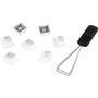 HyperX Full Key Set Keycaps - PBT (White) - Keyboard - White (Fleet Network)