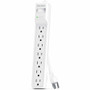 CyberPower CSB706W Essential 7-Outlet Surge Protector with 1800 J Suppression - 45 kA - 6 ft Cord - White