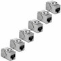 TRENDnet Cat6A RJ-45 Keystone Inline Coupler (6-Pack) - 6 - 1 x RJ-45 Keystone - Female - Shielding (TC-KC06C6A)