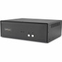 StarTech.com Secure 2-Port Dual-Monitor KVM Switch, DisplayPort, 4K 30Hz, NIAP 4.0, Metal Housing, Made in the USA - Securely control (Fleet Network)