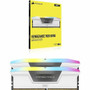 Corsair Vengeance RGB RAM Module - For Motherboard, Gaming PC, PC/Server - 32 GB (2 x 16GB) - RGB - DDR5-5600/PC5-44800 DDR5 SDRAM - - (CMH32GX5M2B5600C40W)