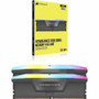 Corsair Vengeance RGB RAM Module - For Motherboard, Desktop PC - 32 GB (2 x 16GB) - RGB - DDR5-6000/PC5-48000 DDR5 SDRAM - CL36 - 1.40 (CMH32GX5M2E6000Z36)