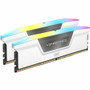 Corsair Vengeance RGB 64GB (2x32GB) DDR5 DRAM 5200MT/s CL40 Memory Kit - White - For Motherboard, Desktop PC - 64 GB (2 x 32GB) - RGB (Fleet Network)