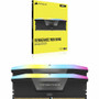 Corsair Vengeance RGB RAM Module - For Motherboard, Gaming Desktop Computer - 96 GB (2 x 48GB) - RGB - DDR5-6600/PC5-52800 DDR5 SDRAM (CMH96GX5M2B6600C32)