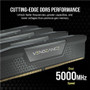 Corsair Vengeance RAM Module - For Motherboard, Desktop PC - 32 GB (2 x 16GB) - DDR5-6000/PC5-48000 DDR5 SDRAM - 6000 MHz - CL36 - V - (CMK32GX5M2E6000Z36)
