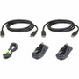 Aten CS1144DP4CUN 4-Port USB Dual Display Secure KVM Switch Kit - DisplayPort/HDMI - 4K - PSD PP v4. 0 Compliant with CAC