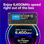 Crucial DDR5 6400 Memory Upgrade Kit 48 GB 2 X 24 Notebook And Desktop Compatible Motherboard Computer Module SDRAM For MHz CT2K24G64C52CS5