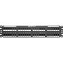 Panduit DP486X88TG 48-Port Network Patch Panel - 48 x RJ-45 - 48 Port(s) - 48 x RJ-45 - 48 x RJ-11 - 2U High - Rack-mountable (Fleet Network)