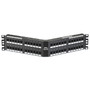 Panduit 48 Port Cat6 Angled Network Patch Panel - 48 x RJ-45 - 48 Port(s) - 48 x RJ-45 - 48 x RJ-11 - 2U High - 19" Wide (Fleet Network)