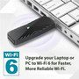 D-Link DWA-X1850-B1 IEEE 802.11a/n/ac/ax Dual Band Wi-Fi Adapter for Desktop Computer, Notebook - USB 3.2 Gen 1 - 1.17 Gbit/s - 2.40 - (DWA-X1850-B1-CA)