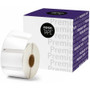 Premium Tape tiquettes - Alternative for Dymo 30334 - 2-1/4" x 1-1/4" - Black on White - 1 Pack (Fleet Network)