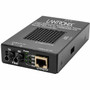 Lantronix E-100BTX-FX-05(HT) Transceiver/Media Converter - 1 x Network (RJ-45) - 1 x ST Ports - Multi-mode - 1300 nm Fiber - Fast - - (Fleet Network)
