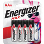 Energizer MAX Alkaline AA Batteries - For Multipurpose - AA - 1.5 V DC - 8 / Pack (Fleet Network)