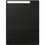 Samsung Book Cover Keyboard/Cover Case (Book Fold) Samsung Galaxy Tab S10+, Galaxy Tab S9+, Galaxy Tab S9 FE+ Tablet - Black - 7.42" x (EF-DX820BBEGCA)