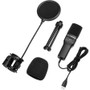 Ergopixel Wired Condenser Microphone - 4.6 ft - 20 Hz to 16 kHz - Shock Mount, Desktop, Stand Mountable - USB (Fleet Network)