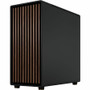 Fractal Design North XL - Charcoal Black - Tempered Glass, Steel, Wood, Alloy, Faux Leather - 3 × 140mm Fan(s) Installed - ATX, Micro (Fleet Network)
