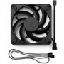 Fractal Design Momentum 12 Cooling Fan - 1 Pack - 1 x Fan(s) - 67.45 CFM (114.60m³/h) Maximum Airflow - 2200 rpm - Fluid Dynamic - PWM (FD-F-MO1-1201)