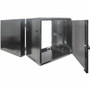 Intellinet 19" Double Section Wallmount Cabinet - For Rack, Networking, Server, Equipment, Telecommunication, A/V Equipment, Cabinet, (716277)