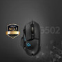 Logitech G502 HERO High Performance Gaming Mouse - Optical - Cable - Black - USB - 16000 dpi - 11 Button(s) (910-005469)