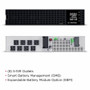 CyberPower Essential Online OL1KRM 1000VA Rack-mountable UPS - 2U Rack-mountable - 4 Hour Recharge - 4 Minute Stand-by - 120 V AC - V (OL1KRM)