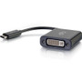 C2G USB-C to DVI-D Video Adapter Converter - Black - USB Type C - 1 x DVI , 1 x DVI-D , DVI (Dual-Link), DVI - 1 (Fleet Network)
