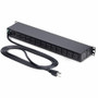 StarTech.com 13-Outlet Rackmount PDU, 1U Server Power Strip, 1x Front and 12x Rear Ports, Mounted Power Distribution Unit for 19in - - (1315B8H-RACK-PDU)