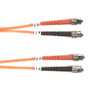 Black Box Fiber Optic Duplex Patch Network Cable - 16.4 ft (5 m) Fiber Optic Network Cable for Transceiver, Switch, Server, Network - (Fleet Network)