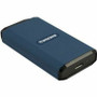 Transcend ESD410C 2 TB Portable Solid State Drive - External - Dark Blue - Desktop PC, Tablet PC, Notebook, Gaming Console, Smartphone (TS2TESD410C)
