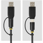 StarTech USB-C/USB-A to M.2 NVMe Dock Adapter, 10Gbps, Tool-Free External M.2 NVMe SSD Reader, B+M/M-Key - USB-C/USB-A to M.2 NVMe up (1USB3-NVME-DOCK)