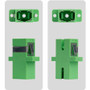 StarTech SC to SC Coupler 10 Pack, OS2 Single Mode SC Fiber Optic Coupler with Flange, SC/APC Simplex Adapter - 10 Pack of Single Mode (SIMPLEXSCAPCF)