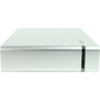 Rocstor CommanderX EC31 6 TB Desktop Hard Drive - 3.5" External - SATA - Silver - USB 3.1 - 7200rpm - 256-bit Encryption Standard - 2 (Fleet Network)