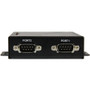 StarTech.com 2 Port Serial-to-IP Ethernet Device Server - RS232 - Metal and Mountable - Serial Device Server - Connect configure and - (NETRS2322P)