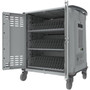 Rocstor Volt C42 Charging Cart - 42 Shelf - 3 Drawer - Push/Pull Handle - 4 Casters - 5" (127 mm) Caster Size - Steel - 34.9" (886.46 (Fleet Network)