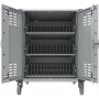 Rocstor Volt C42 Charging Cart - 42 Shelf - 3 Drawer - Push/Pull Handle - 4 Casters - 5" (127 mm) Caster Size - Steel - 34.9" (886.46 (VT0C42-01)
