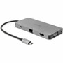 Rocstor USB-C Multiport HUB Adapter - 9 Port - for Desktop PC, Notebook, Monitor, Projector, Headphone, Speaker, Smartphone - Memory - (Y01H01-AG)