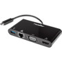 Rocstor Docking Station - for Notebook, Monitor - USB Type C - 4K, 2K, Full HD - 3840 x 2160, 1920 x 1080, 1920 x 1200 - 1 x USB 3.0 - (Y10A248-B1)