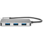 Rocstor Premium USB-C to USB-A Hub with 100W Power Delivery - USB 3.1 Type C - Portable - 4 USB Port(s) - 3 USB 3.0 Port(s) - 1 USB - (Y10A254-A1)