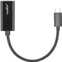 Rocstor Premium USB-C to DP Adapter 6" Adapter Converter - 6" (152.40 mm) DisplayPort/USB Video/Data Transfer Cable for Projector, - 1 (Y10C131-B1)