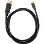 Rocstor DisplayPort/Mini DisplayPort Audio/Video Cable - 6 ft (1.83 m) DisplayPort/Mini DisplayPort A/V Cable for Audio/Video Device, (Fleet Network)