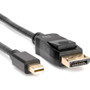 Rocstor DisplayPort/Mini DisplayPort Audio/Video Cable - 6 ft (1.83 m) DisplayPort/Mini DisplayPort A/V Cable for Audio/Video Device, (Y10C165-B1)