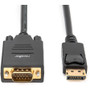 Rocstor DisplayPort to VGA Adapter Converter Cable - M/M - 10 ft (3.05 m) DisplayPort/VGA Video Cable for Video Device, Notebook, TV, (Fleet Network)