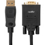 Rocstor DisplayPort to VGA Adapter Converter Cable - M/M - 10 ft (3.05 m) DisplayPort/VGA Video Cable for Video Device, Notebook, TV, (Y10C290-B1)
