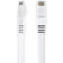 Rocstor Cat.6 Network Cable - 100 ft (30.48 m) Category 6 Network Cable for Network Device - First End: 1 x RJ-45 Network - Male - 1 x (Y10C473-WT)