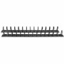 Rocstor Vertical Cable Organizer with D-Ring Hooks - 0U - 6 ft. - Vertical Cable Manager - Black - 40U Rack Height x 2" (50.80 mm) - - (Y10E052-B1)