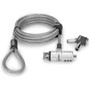 Rocstor Rocbolt USB Cable Lock - 6 ft (1.83 m) Cable - Portable - Combination Lock/Keyed Lock - Silver - Nickel, Zinc Alloy, Steel, - (Y1RB021-B1)