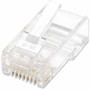 Intellinet RJ45 Modular Plugs, Cat6, UTP, 2-prong, for stranded wire, 15 &micro; gold plated contacts, 100 pack - 100 - 1 x RJ-45 Male (502344)