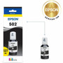 Epson T502, Black Ink Bottle - Inkjet - Black - 1 Each (T502120-S)