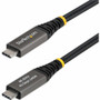 StarTech.com 6ft (1.8m) Active USB4 Cable, 40Gbps, 240W, 8K 60Hz/4K 240Hz DP2.1, Thunderbolt 4 Compatible USB-C Cable, Black USB-C - (Fleet Network)