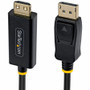StarTech 2m DisplayPort to HDMI Adapter Cable with Gripping Connector, 4K 60Hz, HDR, Uni-directional DP to HDMI Video Converter - a to (Fleet Network)